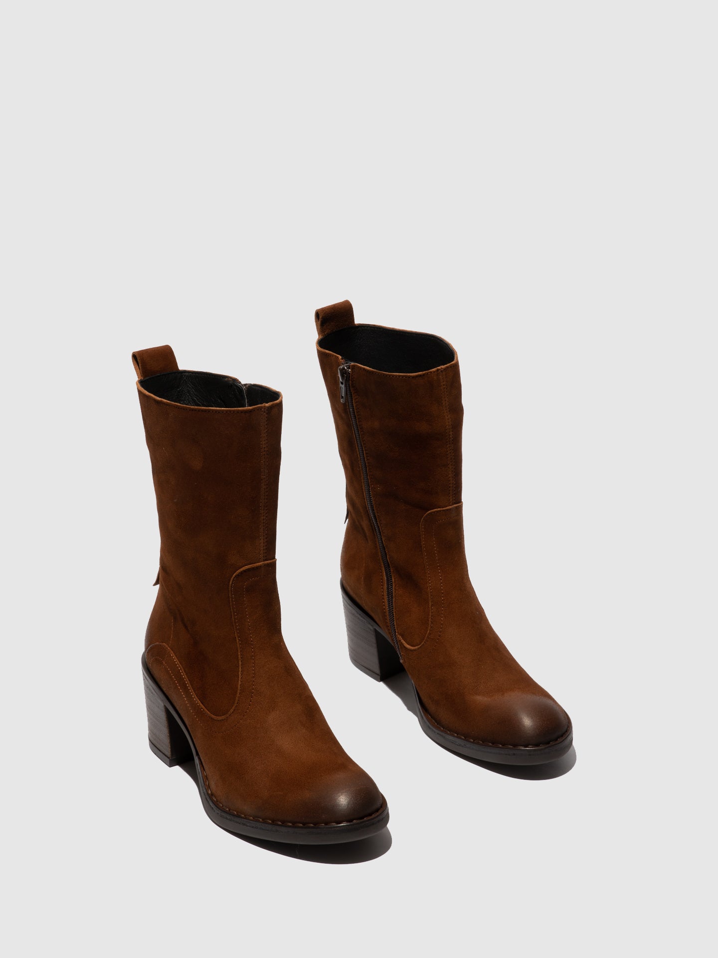 Fly London Botins com Fecho BORE072FLY RANCH COGNAC